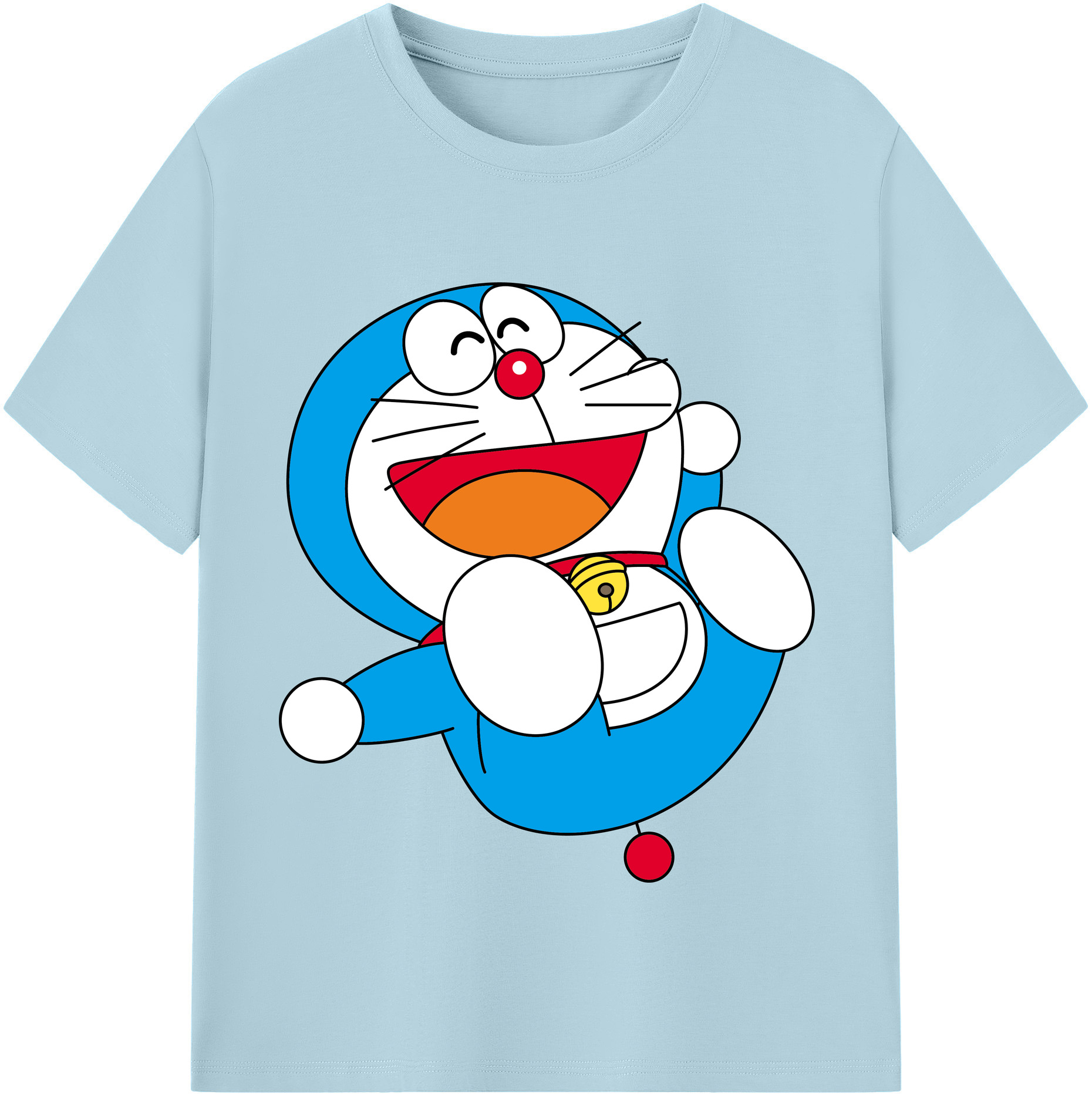 （画像用） ドラえもん Doraemon 綿100％半袖Tシャツ（フロントプリント）